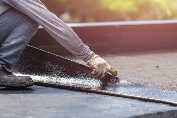 Professional Basement Waterproofing technician working in Richfield, OH